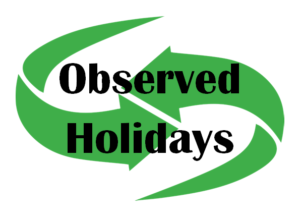Observed-Holidays