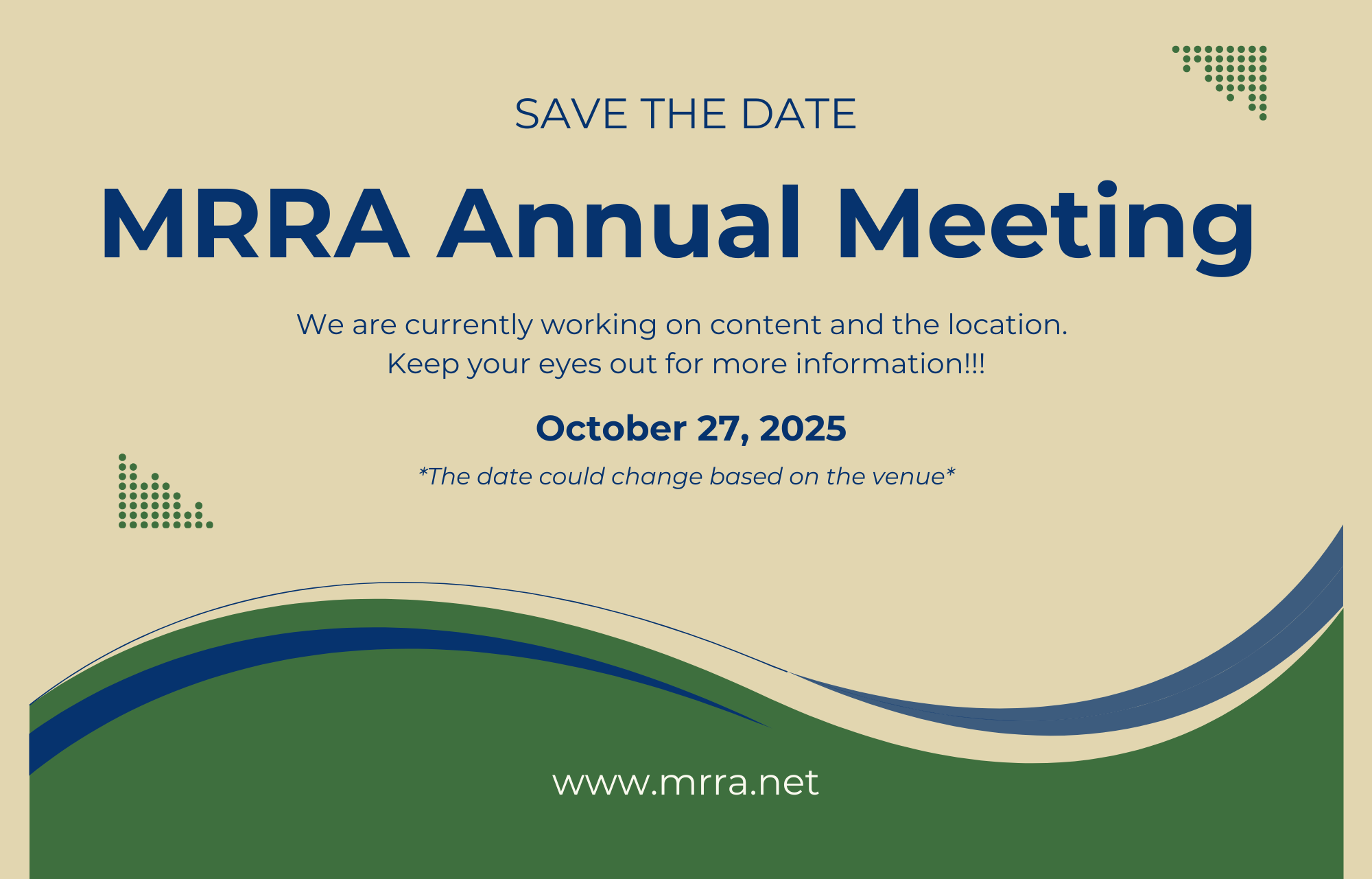 AM 2025 Save the date AD